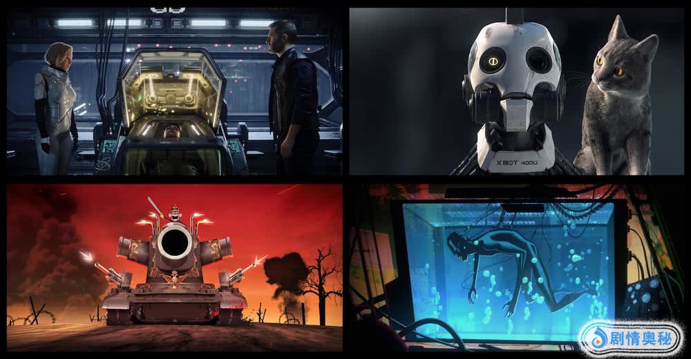 大卫·芬奇新动画《爱,死亡和机器人》发布猎奇新剧照