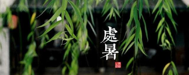 处暑海报文案