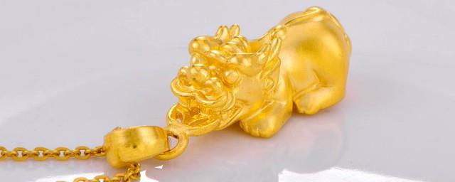 黄金貔貅的寓意及象征
