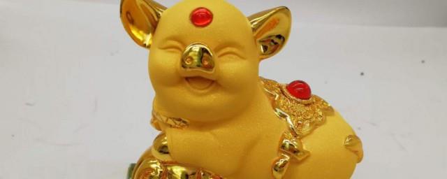 金猪摆件放在家里什么位置好