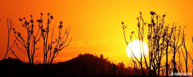 形容夕阳的唯美句子