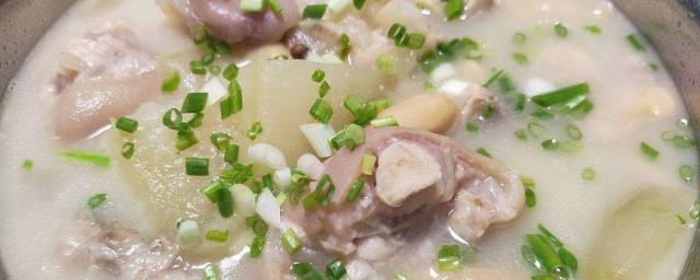 坐月子猪蹄汤怎么炖