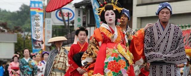 日本花魁巡街的来历
