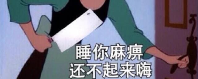 睡你麻痹起来嗨是什么梗