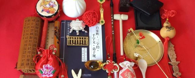 周岁抓周物品寓意清单