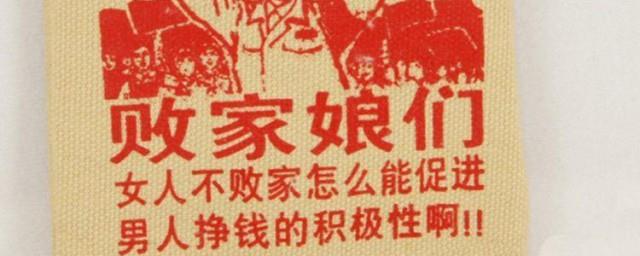 败家娘们的精典句子