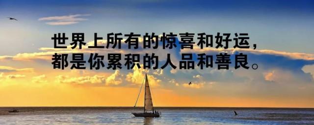 每日一善文案正能量文案