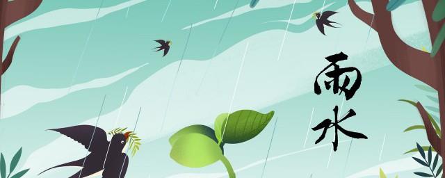 雨水节气天气特点