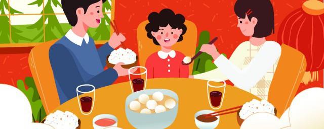 团圆饭的句子