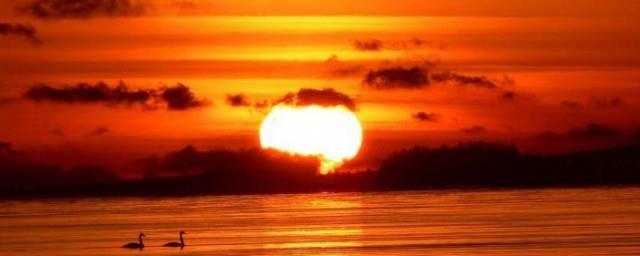 描写夕阳的唯美句子