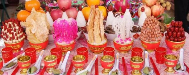 七姐诞的祭品