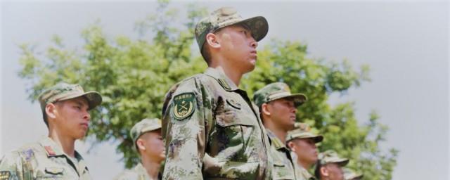 男生当兵的基本要求