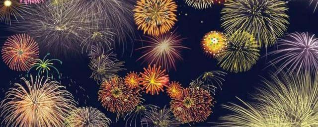 过年放烟花的文案