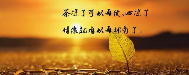 最凉不过人心的说说