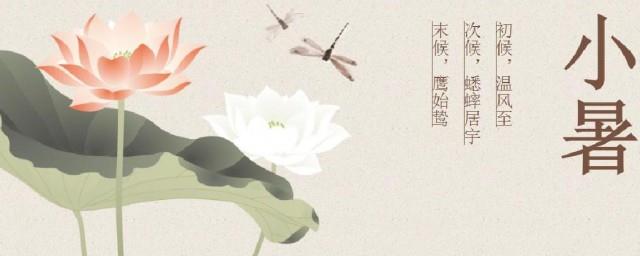 今天小暑怎么发朋友圈