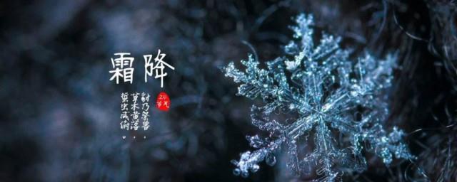 霜降有什么特点